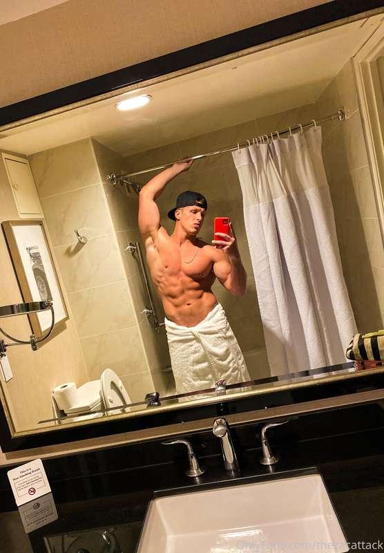 Should I stroke my cock in front of this mirror? 