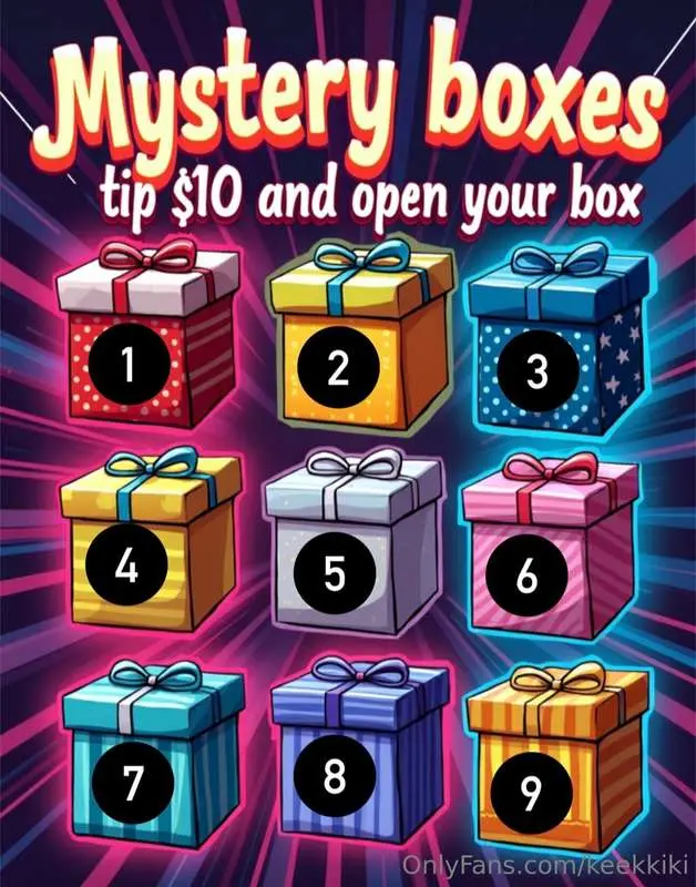 🎁🎁 HOT MYSTERY BOXES ARE HERE! 🎁🔥 The sexiest and most fun g..