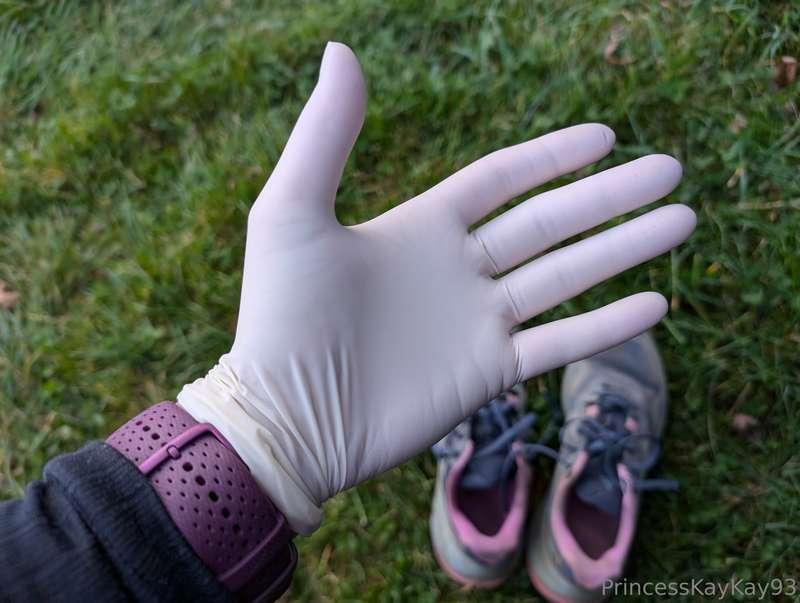 Gloved hobbies today 😜 got injured, but luckily a hot doctor..