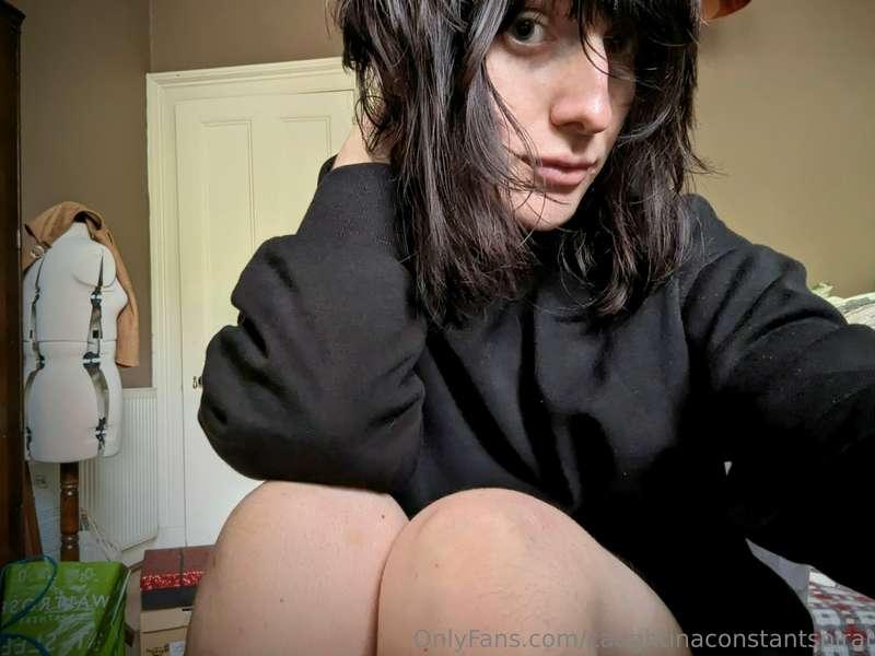 Felt cute but kinda messy and a bit down this morning, gonna..