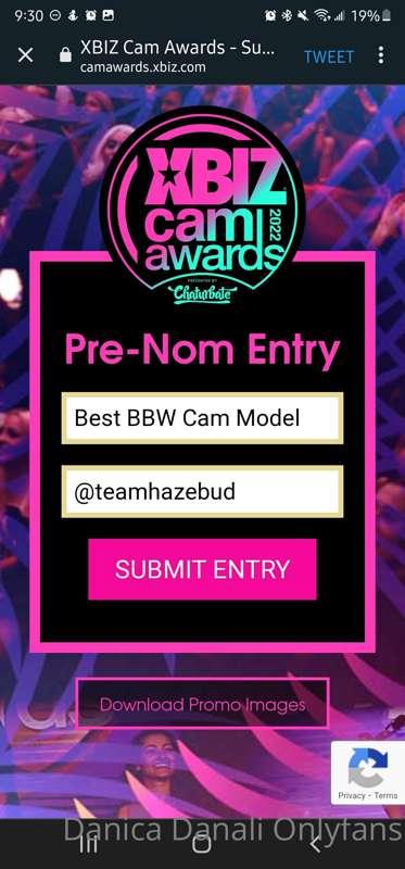 It's xbiz cam awards prenoms! IF I could ask for your nomina..