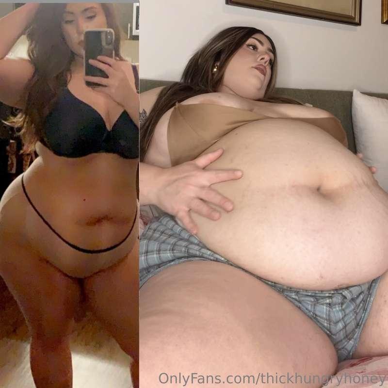 Little miss ruined her body to be a fat fucking pig 💖🐽