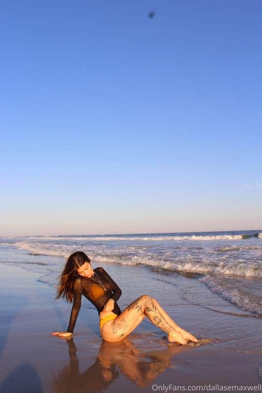 Last summer, before a few leg tattoos