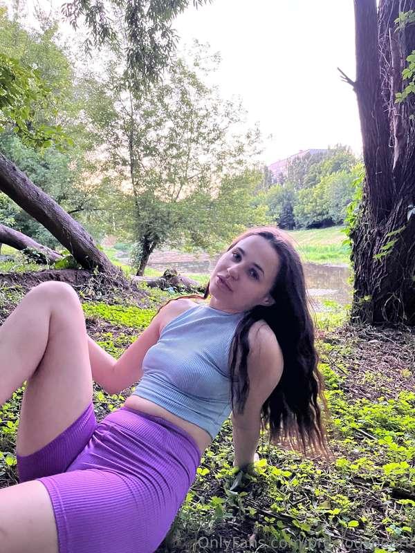 Ah...I worked out today! 🥵💦 What do you think of my new suit..