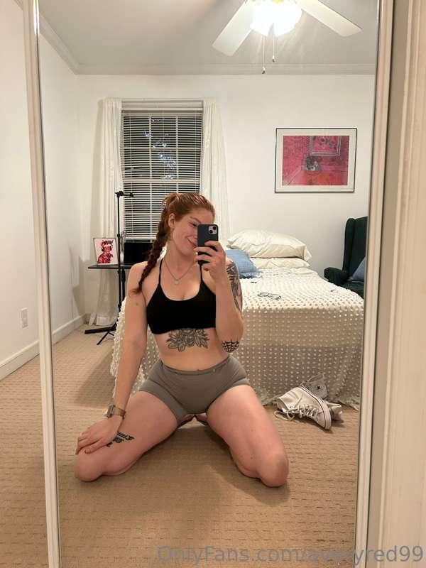 Mind if I sit on your face after the gym?