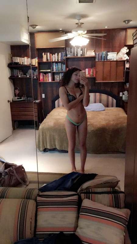 In his bedroom like.. 