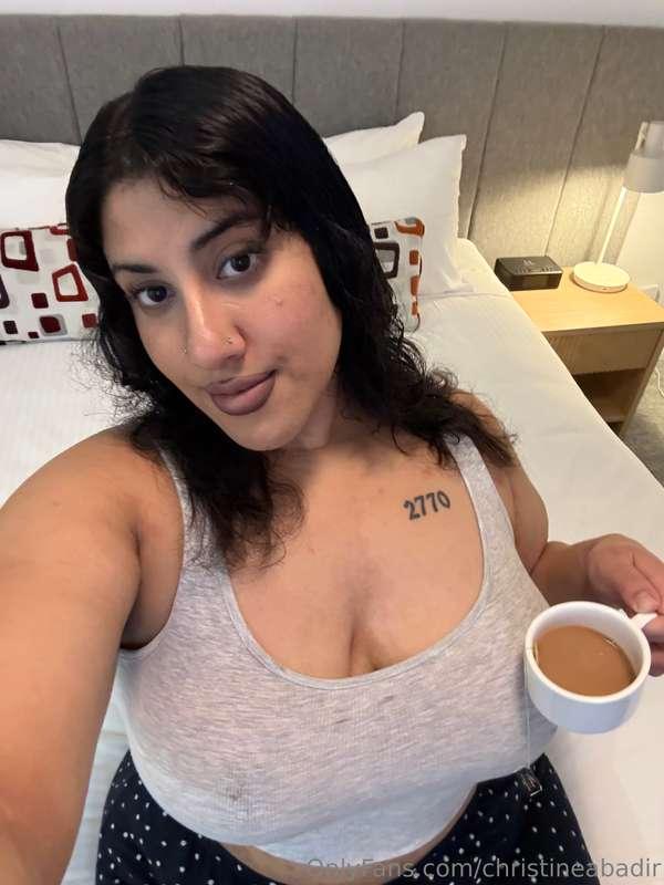 Can I drink coffee while I ride ur face? 