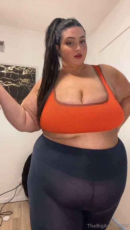 My “workout” clothes are getting too tight 😏 