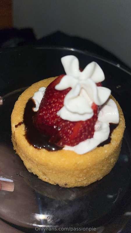 I made some yummy dessert but you can only have a bite if yo..