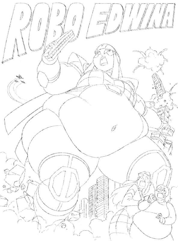 Robo Edwina (Lineart)