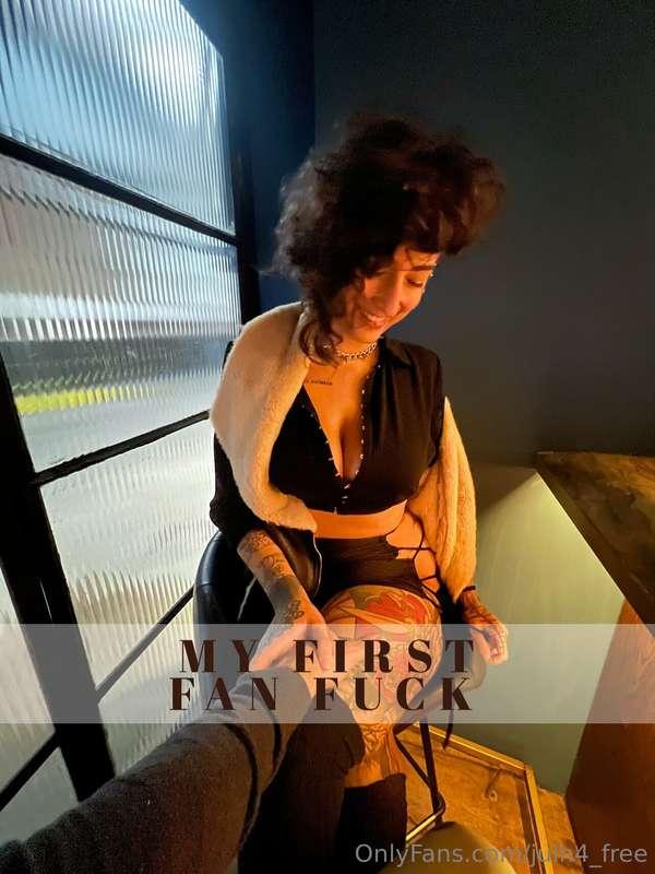have you ever seen me get my first fan fuck💦, if not today y..