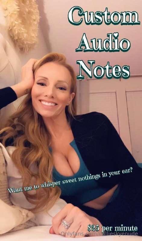 Want something a little more personal from me, boo? 🎙️ Let m..