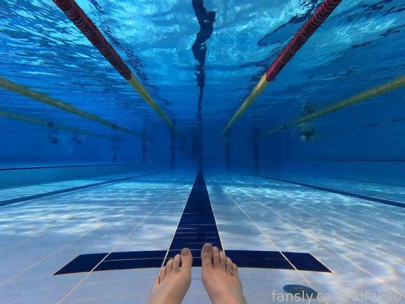 From pool today 💙