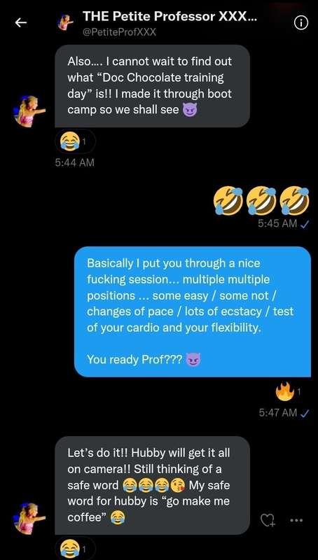 😉  Oh trust me @petiteprofessorxxx is going to find out what..