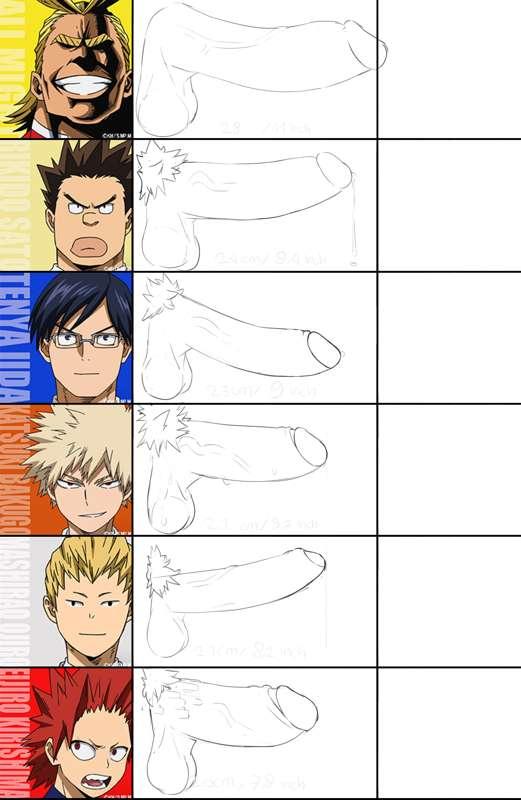 BNHA size chart WIP