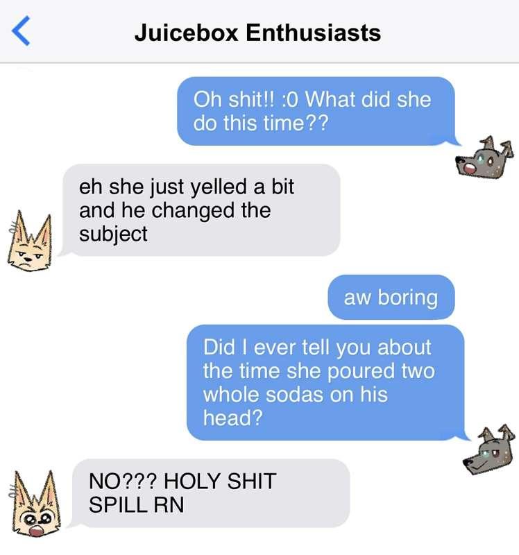 The Groupchat after the Skater Dinner