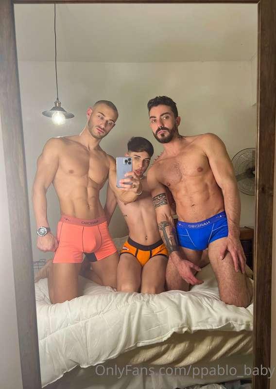 my first threesome available soon👀😋  @lucasyfit @nicobello