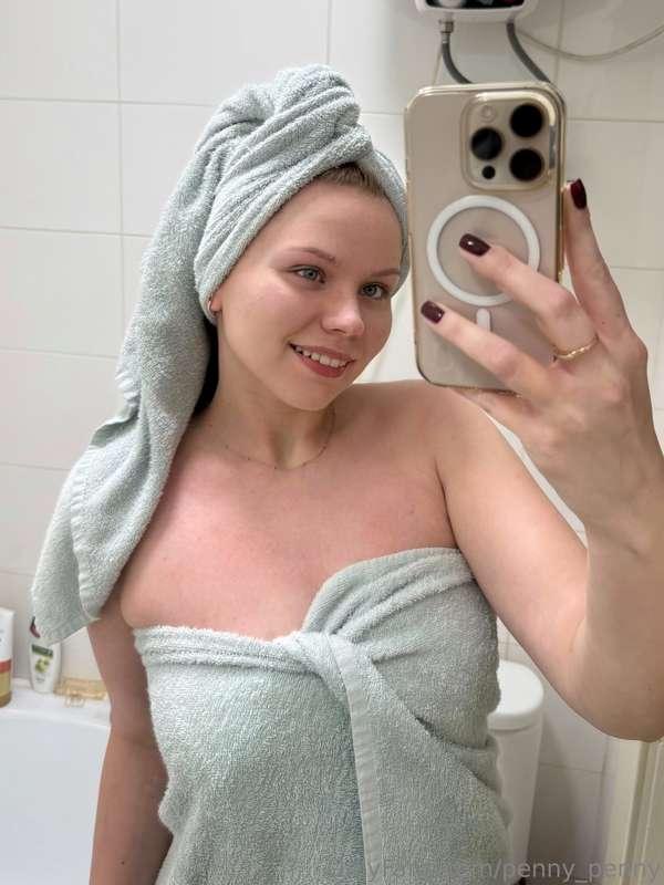 After a shower, the morning really begins 🤭 and the shower v..