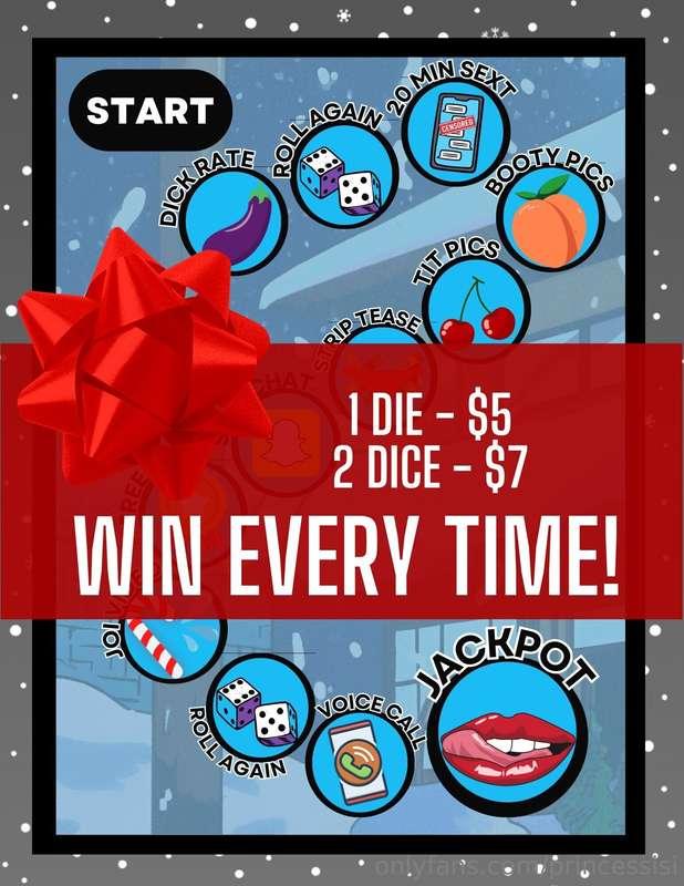 EVERYONE'S A WINNER 🎲 only 2 chances to roll 💦 may the odds ..