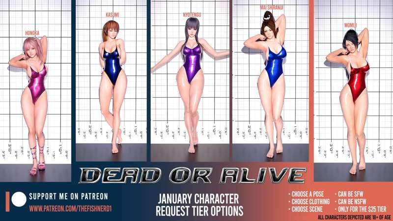 January Patreon Tier Request Options!