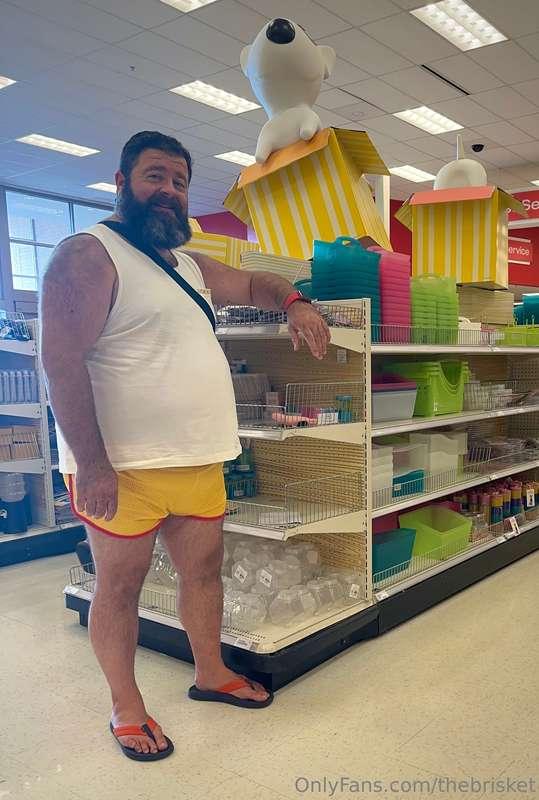 Big gay daddy also made a Target run today- stay tuned to se..