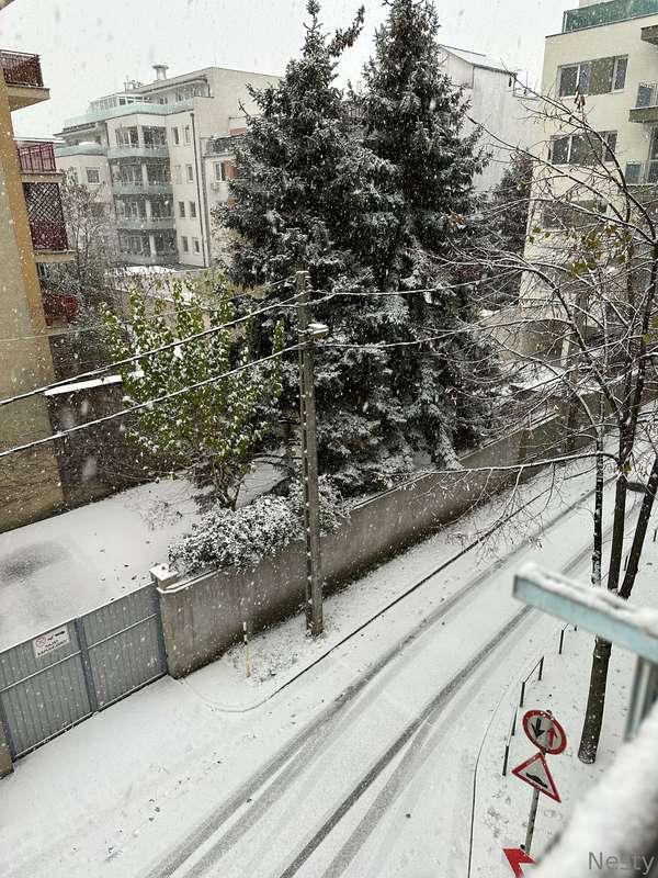 The snow arrived here on Thursday 😍❄️ You have snow your cit..