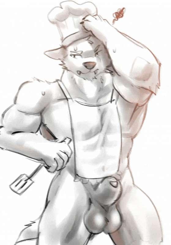 Wolf Chef - Sketch  (🐶Tier)