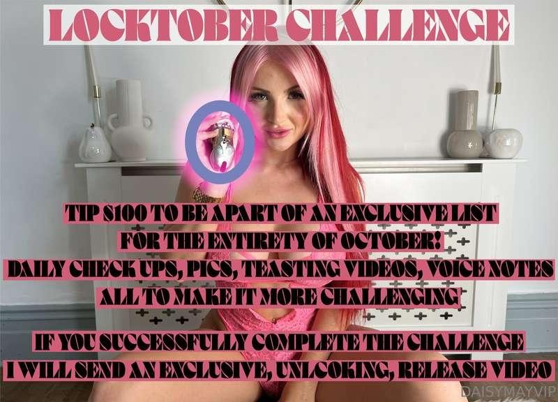 📣 REMINDER 📣  OCTOBER IS FAST APPROACHING!   I hope you have..
