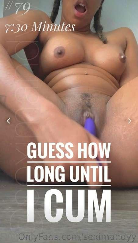 NEW SOLO CUM GUESSING 

Tried something new this week… I gue..