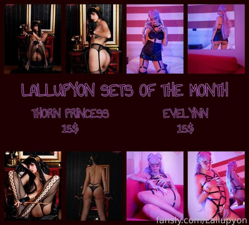 🇬🇧/🇮🇹
NOVEMBER SETS OF THE MONTH

🍭 THORN PRINCESS
34 HD photos (partial &amp; full nudes)
15$ for fans
30$ for followers

🍭 EVELYNN
36 HD pics (partial &amp; full nude)
15$ for fans
30$ for followers

Tip this post and get one or both!

⚠️ Sets will be sent as soon as tips will be processed by Fansly (10 days) to avoid scam ⚠️

SET DEL MESE DI NOVEMBRE

🍭 THORN PRINCESS
34 foto in HD (nudo parziale e integrale)
15$ per i fan
30$ per i follower

🍭 EVELYNN
36 foto in HD (nudo parziale ed integrale)
15$ per i fan
30$ per i follower

Tippa questo post e prendine uno o entrambi!

⚠️ I set saranno inviati appena il tip verrà processato da Fansly (10 giorni) per evitare truffe ⚠️