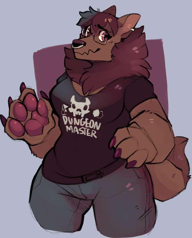 Nerdy Werewolf- request