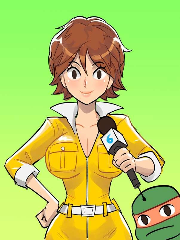 April O'Neil Channel 6 news!