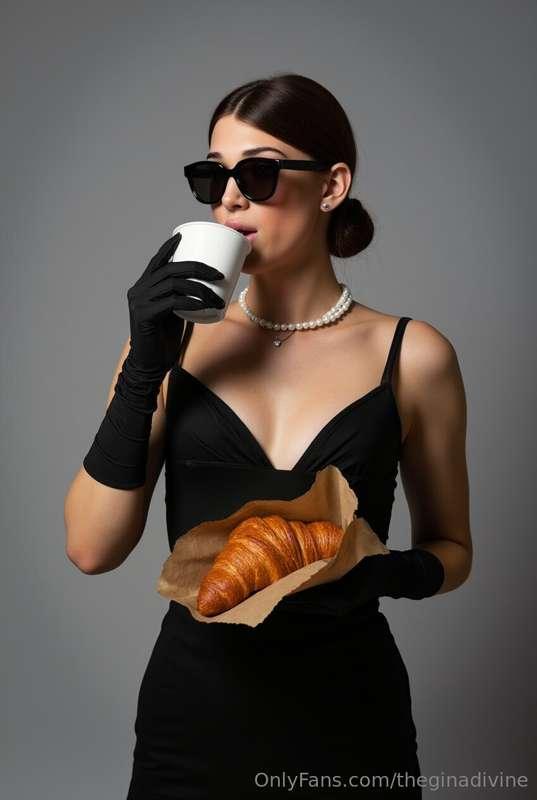 I sip my coffee, wrapped in silence and silk. Some evenings ..