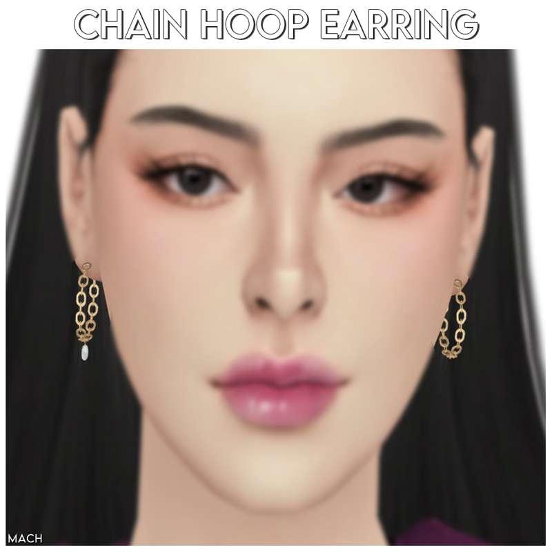 Chain Hoop Earring