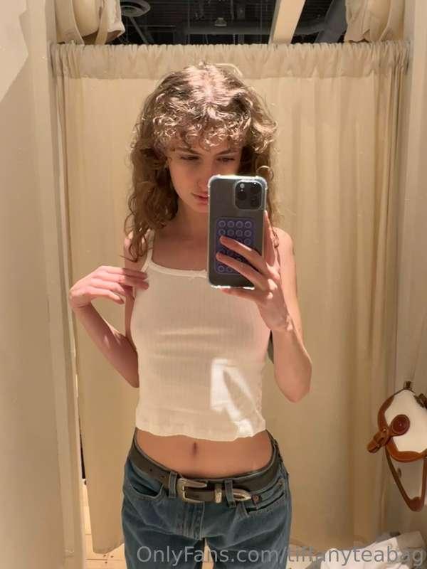 nothing sweeter than a sheer white tee