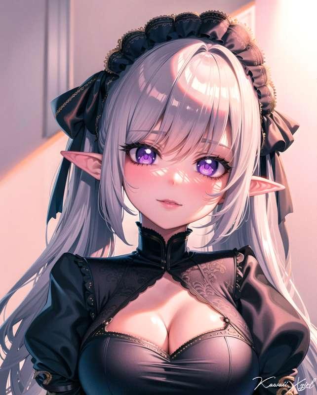 Cute Silver hair Elf ✨