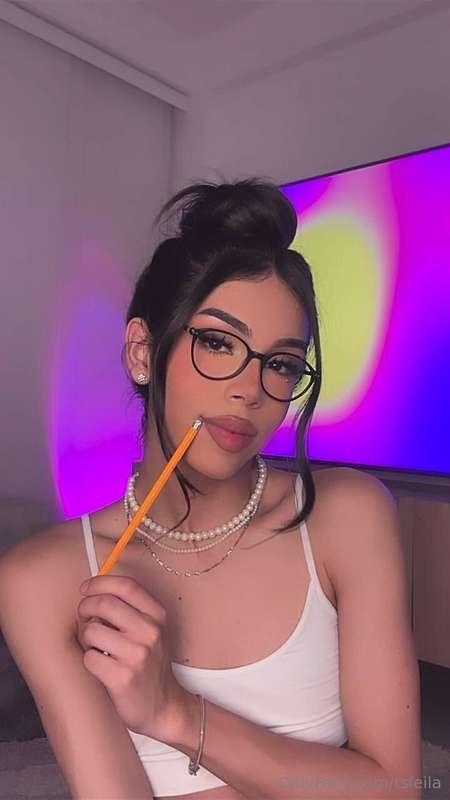 I literally look like a teacher😂 could i be yours?😏