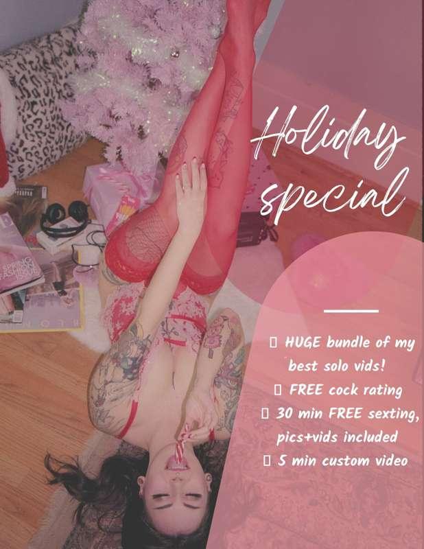 HOLIDAY SPECIAL! ❄️🌨️🎄

❄️HUGE bundle of my best solo vids! ..