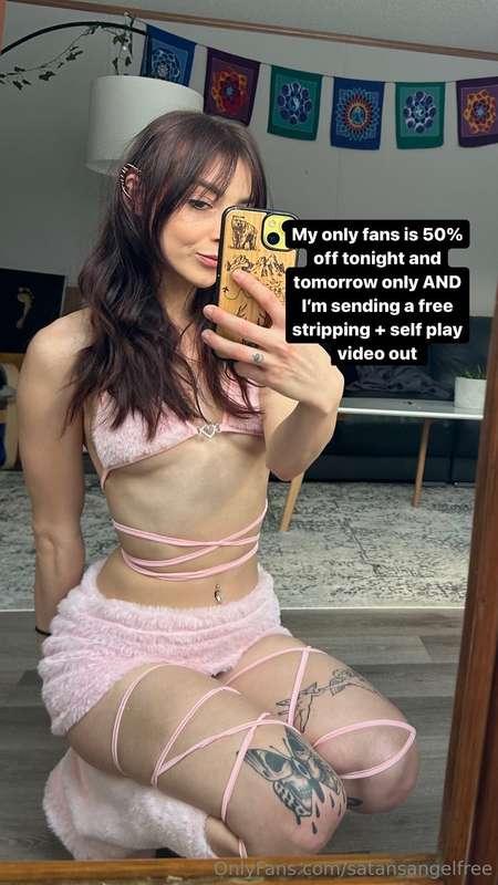 My only fans is 50% off tonight and tomorrow only AND I’m se..