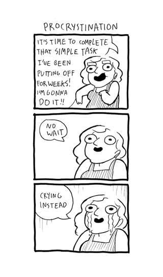 Mini Comic #24! Procrystination
