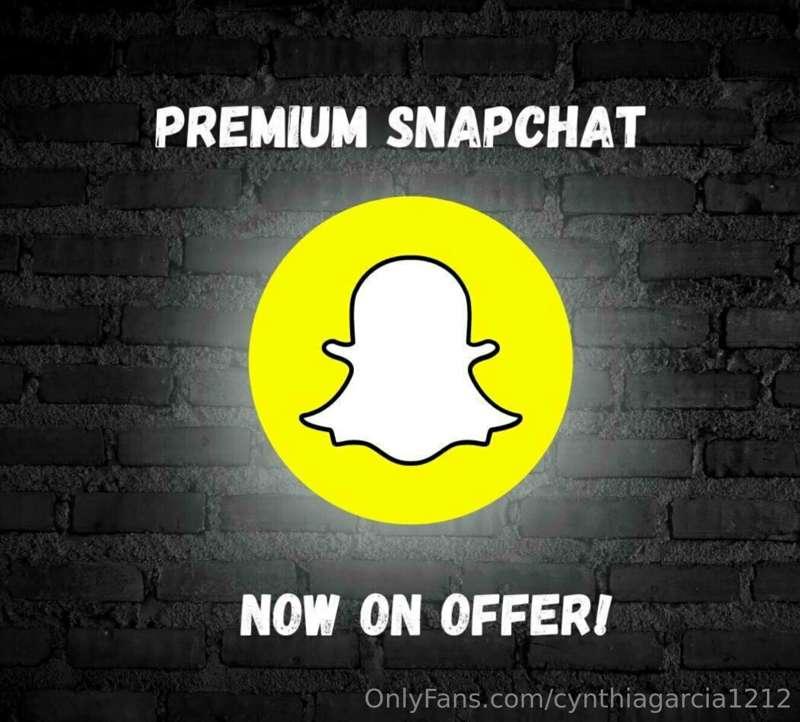 I have a new premium snap 😍 im
Posting now