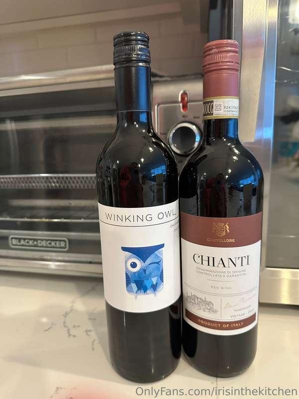 Which one should I have for dinner tonight? 🍷