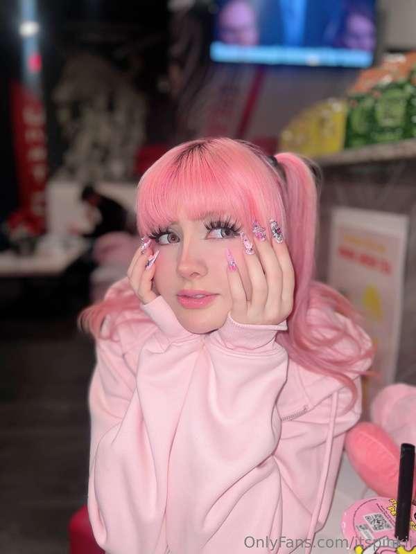 My pretty pink hair needs a touch-up, but it’s gonna cost me..
