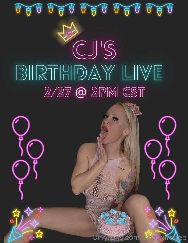Join me LIVE THIS THURSDAY Feb 27th 2pm CST I’ll be celebrat..