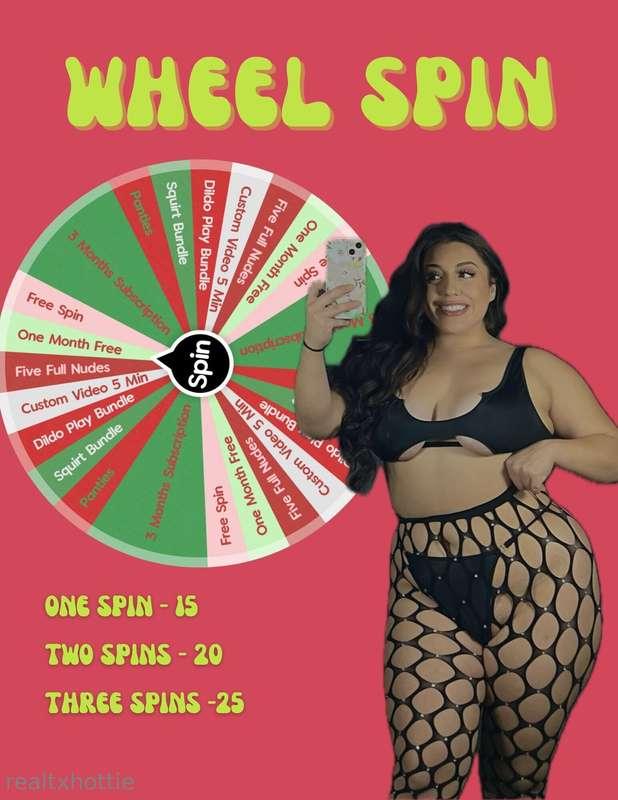 Wheel Spin for anyone who has never played before <3333