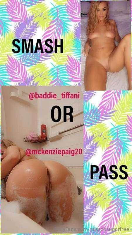 🖤***would you smash or pass?!***🖤

@baddie_tiffani 
@mckenzi..