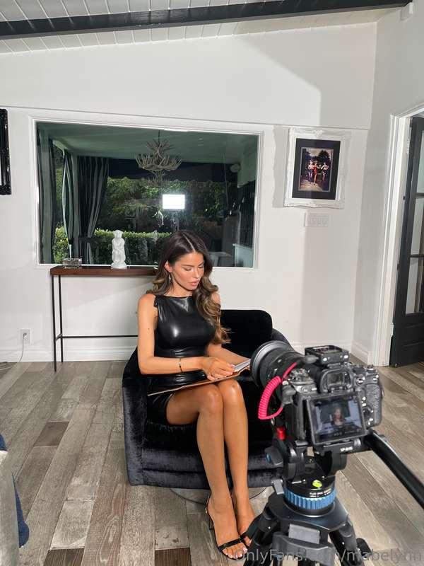 Love being in front of the camera 🎥