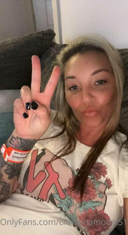 Just relaxing trying to get better! I love you all!