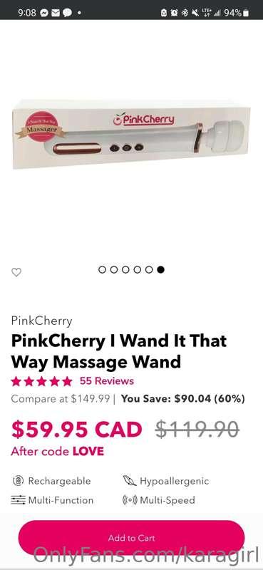 My wand broke this morning mid masturbation! 😭😭 I was trying..
