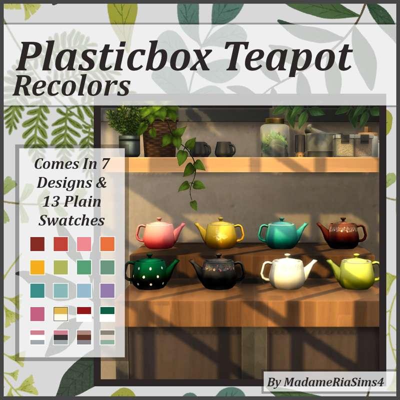 Plasticbox Teapot Recolors